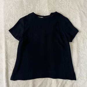Talbots Black Short Sleeve Top